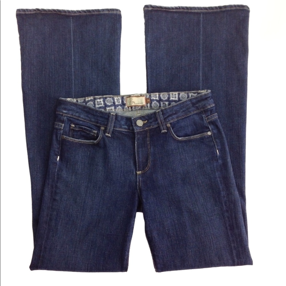 Paige Wide Leg Flare Robertson Jeans Sz 28 - Picture 3 of 8